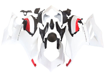 2020-2024 Ducati Panigale-V2 White Black Fairing Kit