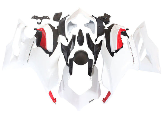 2020-2024 White Black Ducati Panigale V2 Fairing Kit