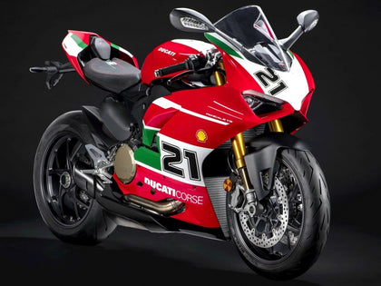 2020-2024 Ducati Panigale-V2 Red White Black 21 Fairing Kit
