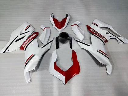2020-2024 Ducati Panigale-V2 White Red Fairing Kit