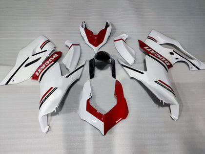 2020-2024 Ducati Panigale-V2 White Red Fairing Kit