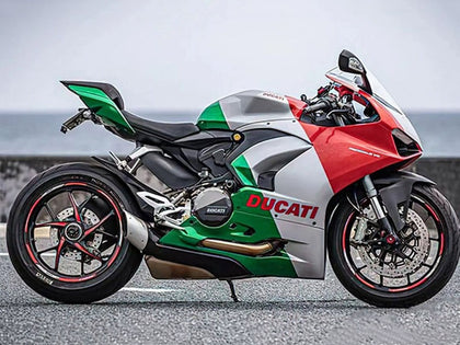 2020-2024 Ducati Panigale-V2 Red Gray Green Fairing Kit