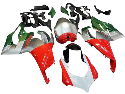 2020-2024 Ducati Panigale-V2 Red Gray Green Fairing Kit