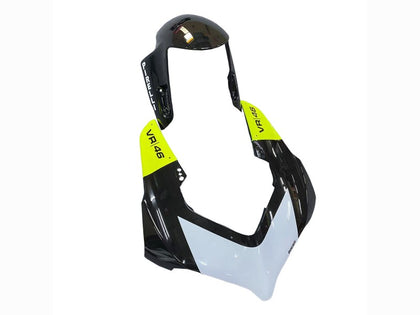 2020-2024 Ducati Panigale-V2 Glossy Black White Lime Green Stein Dinse Vr 46 Fairing Kit