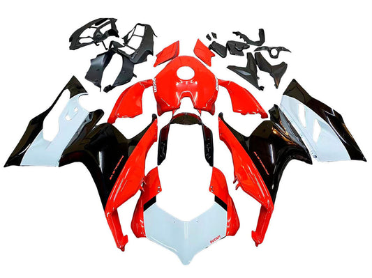 2020-2024 Glossy Red Black White Ducati Panigale V2 Fairing Kit