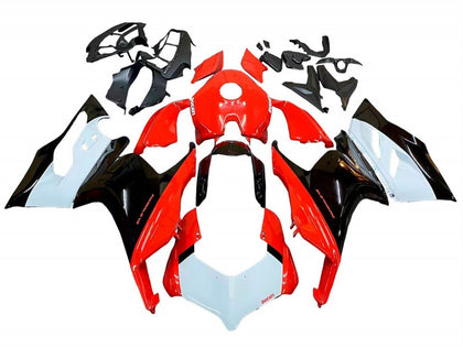 2020-2024 Ducati Panigale-V2 Glossy Red Black White Fairing Kit