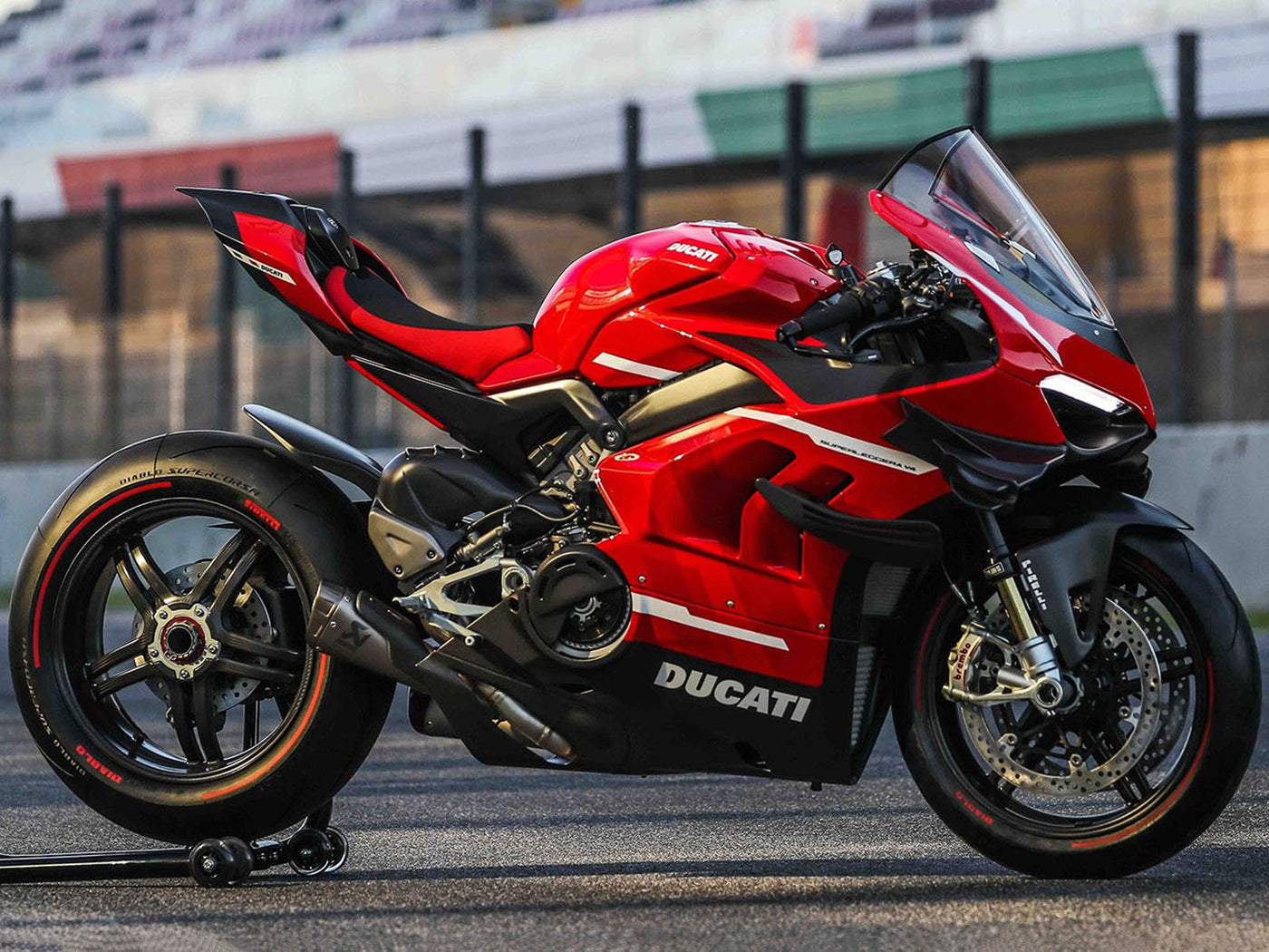 2020-2021 Red White Ducati Panigale V4 V4S Kits Fairing Kit