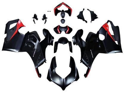 2020-2021 Ducati Panigale-V4 Black Red V4S Fairing Kit