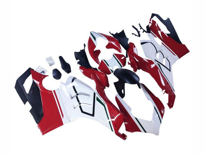 2020-2021 Ducati Panigale-V4 Red White V4S Fairing Kit
