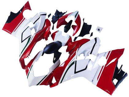 2018-2019 Ducati Panigale-V4 White Red Black V4S Fairing Kit