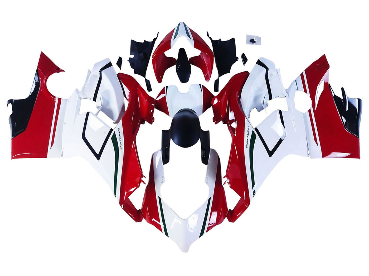 2018-2019 White Red Black Ducati Panigale V4 V4S Fairing Kit