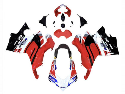 2018-2019 Ducati Panigale-V4 Red White Black Flex Box Givi V4S Fairing Kit