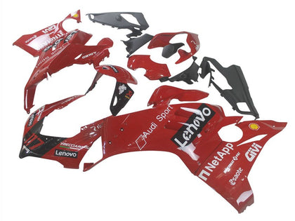2020-2021 Ducati Panigale-V4 Red Lenovo 117 V4S Fairing Kit