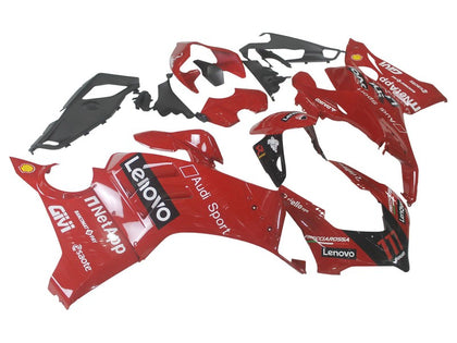 2020-2021 Ducati Panigale-V4 Red Lenovo 117 V4S Fairing Kit