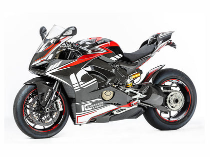 2018-2019 Ducati Panigale-V4 Black White Red V4S Fairing Kit