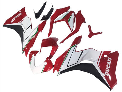 2017-2022 Ducati 939 / 939S White Red Supersport Fairing Kit