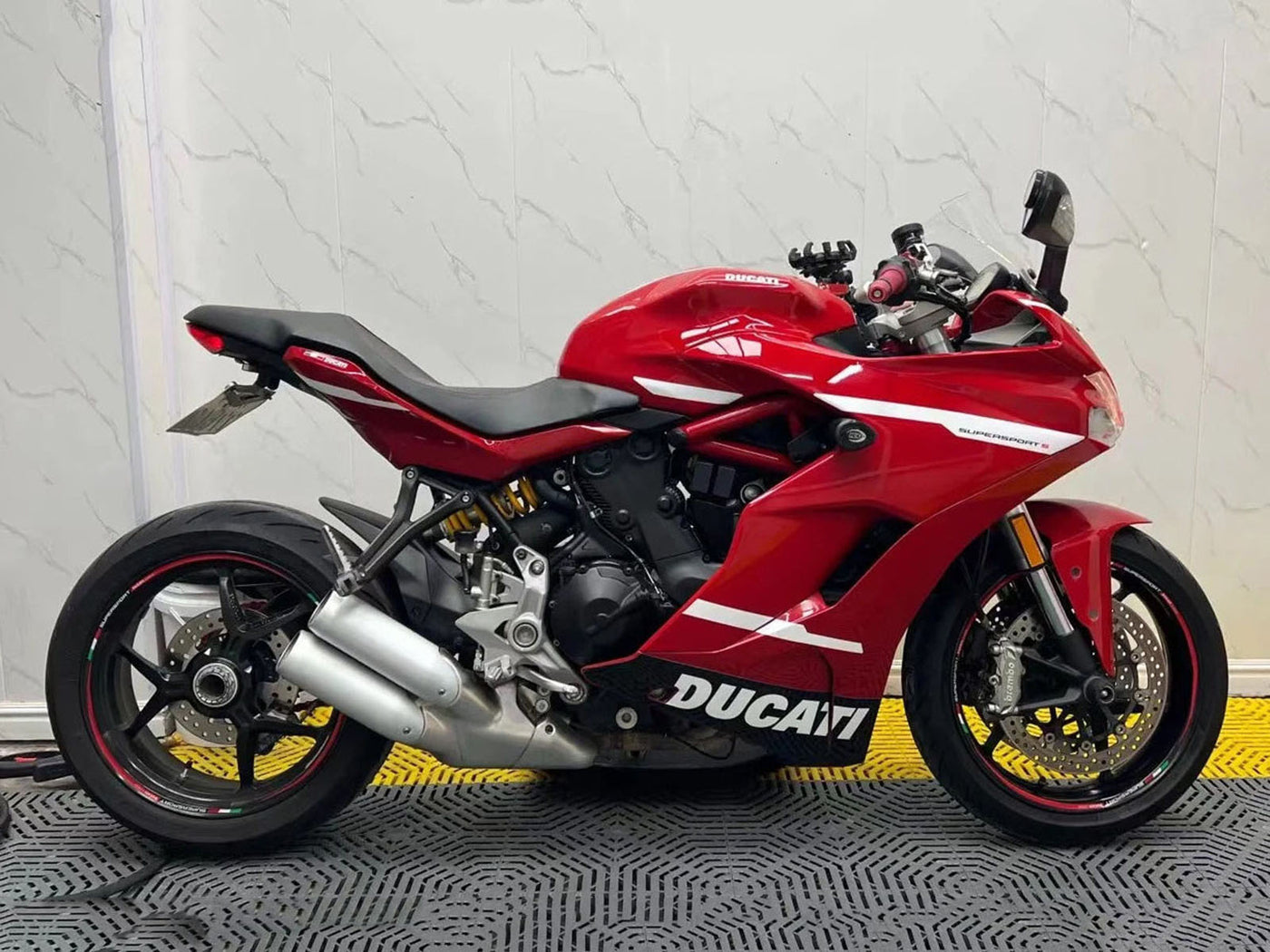 2017-2022 Black White Red Ducati Supersport 939 939S Fairing Kit