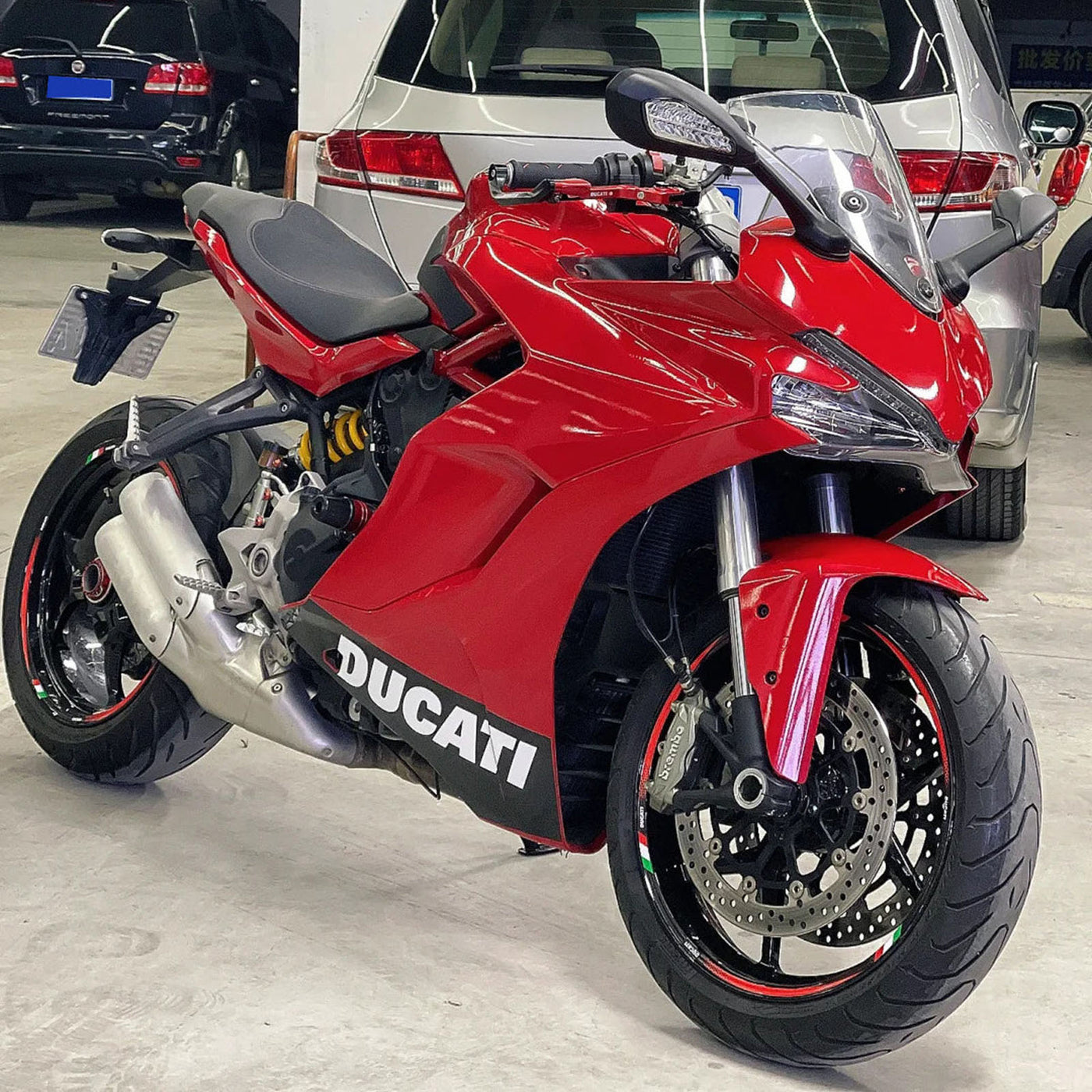 2017-2022 Red Black Ducati Supersport 939 939S Fairing Kit
