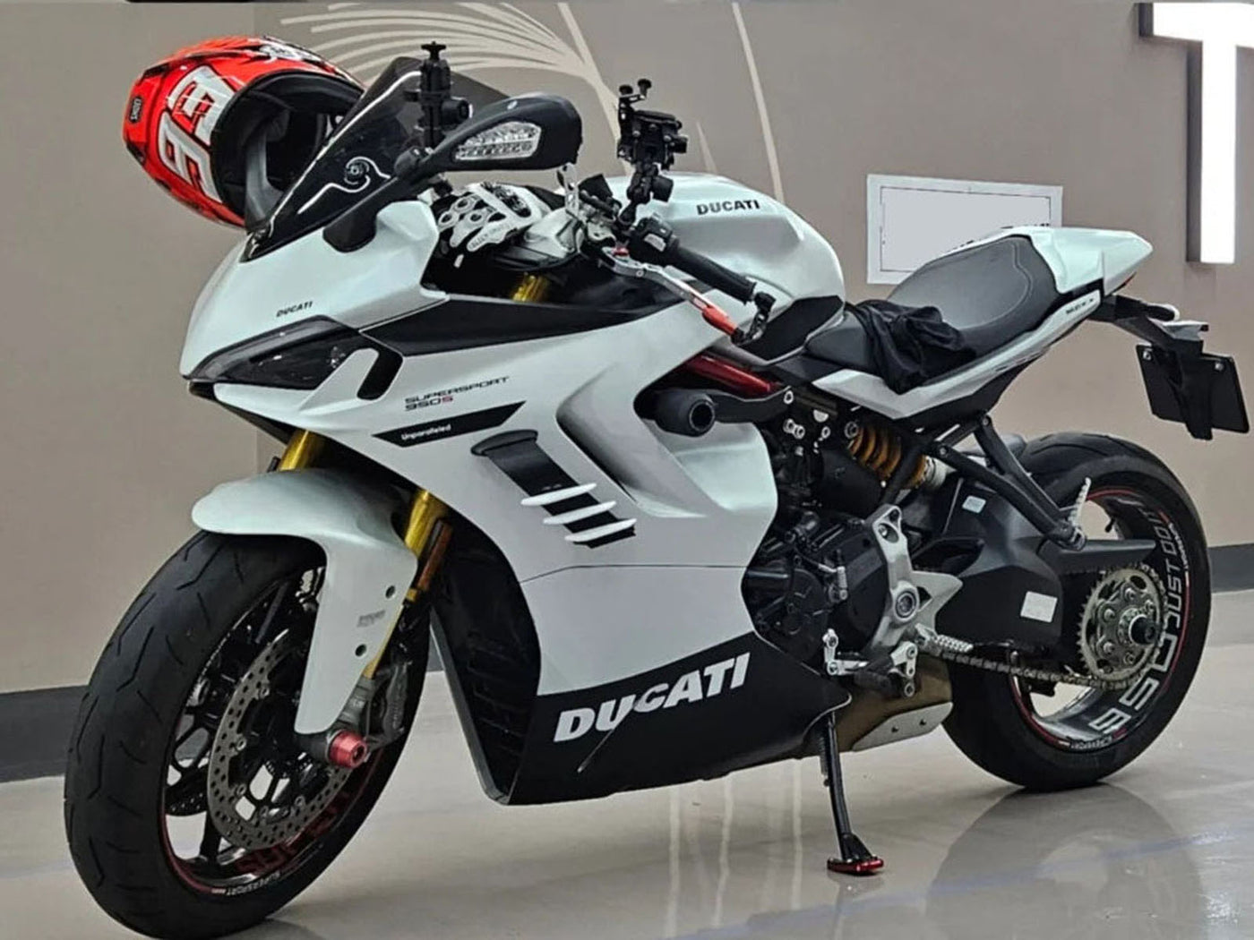 2021-2024 Black White Ducati Supersport 950 950S Fairing Kit