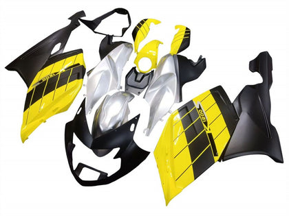 2005-2010 BMW K1200S Black Yellow Silver Fairing Kit