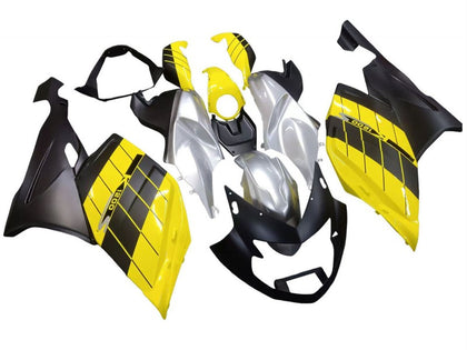 2005-2010 BMW K1200S Black Yellow Silver Fairing Kit