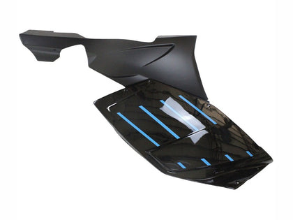 2005-2010 BMW K1200S Black with Blue Lines Fairing Kit