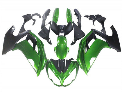2005-2010 BMW K1200S Black Green Fairing Kit