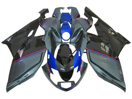 2005-2010 BMW K1200S Gray Black Blue Fairing Kit