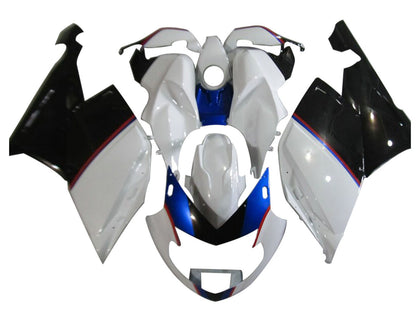 2005-2010 BMW K1200S Black White Blue Fairing Kit