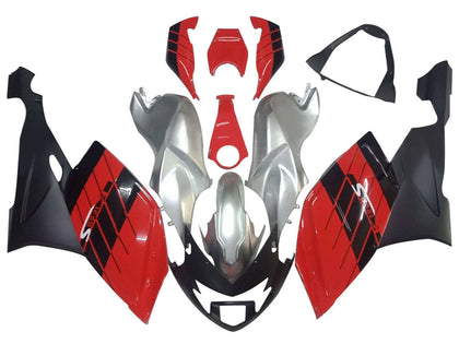 2005-2010 BMW K1200S Red Silver Black Fairing Kit