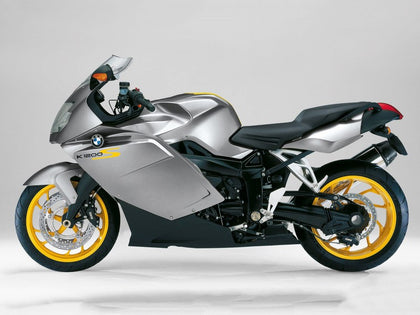 2005-2010 BMW K1200S Silver Black Fairing Kit