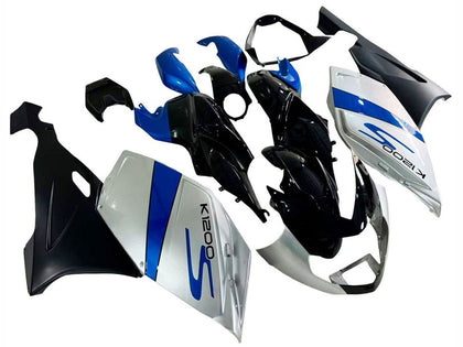 2005-2010 BMW K1200S Silver Blue Black Fairing Kit