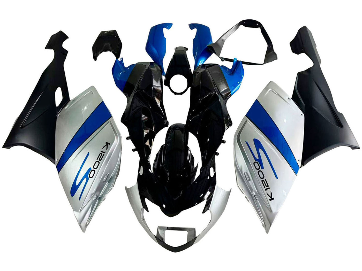 2005-2010 Silver Blue Black BMW K1200S Bike Fairings， Purchase 2005-2010 Silver Blue Black BMW K1200S Bike Fairings UK - UK