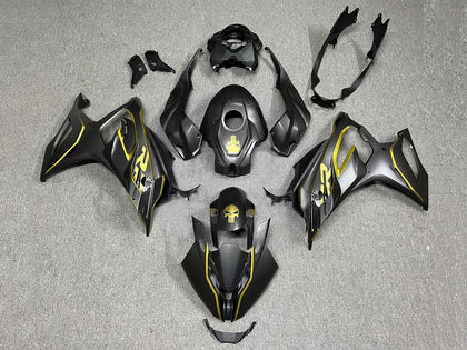 2023-2024 BMW S1000RR Black Gold Carbon Fiber Fairing Kit