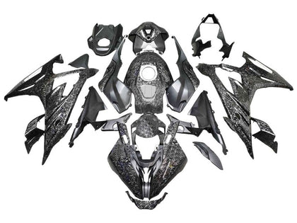 2023-2024 BMW S1000RR Black Forged Carbon Fiber Fairing Kit