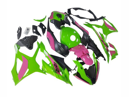 2023-2024 BMW S1000RR Pink Green Black Fairing Kit