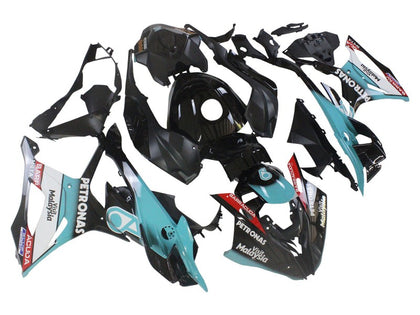 2023-2024 BMW S1000RR Black Light Blue Petronas Fairing Kit