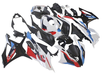 2023-2024 BMW S1000RR White Red Blue Fairing Kit