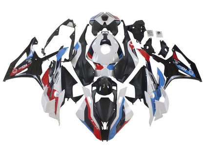 2023-2024 BMW S1000RR White Red Blue Fairing Kit