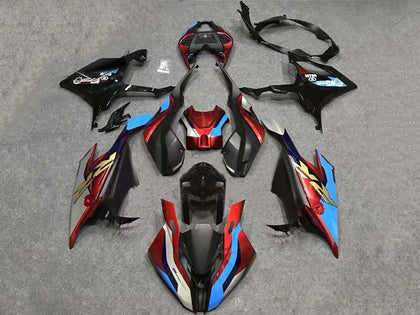 2023-2024 BMW S1000RR Black Red Blue Fairing Kit