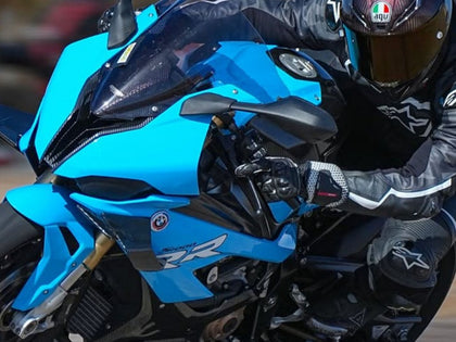 2019-2022 BMW S1000RR Blue Black Carbon Fiber Fairing Kit