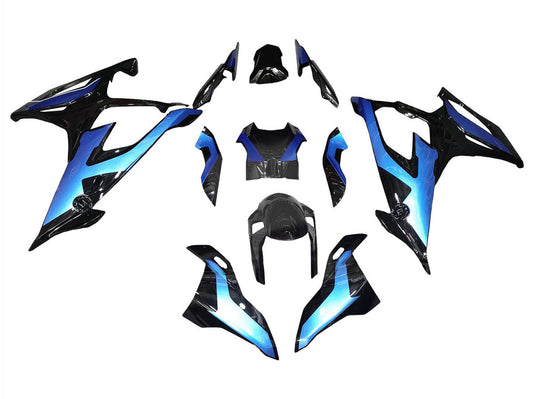 2019-2022 Black Gradient Blue BMW S1000RR Fairing Kit