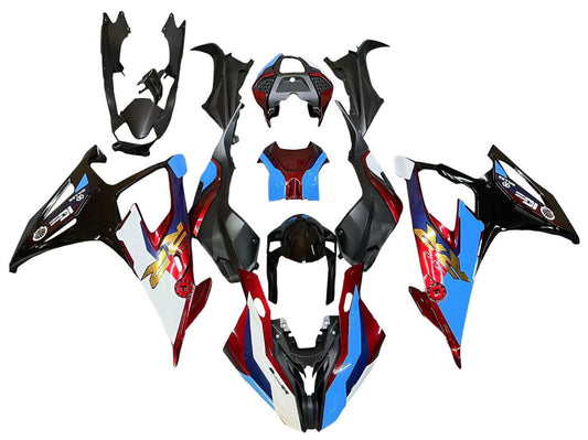 2019-2022 Black Red Blue BMW S1000RR Fairing Kit
