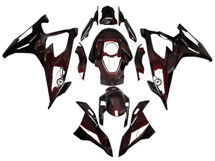 2019-2022 BMW S1000RR Dark Red Carbon Fiber Fairing Kit