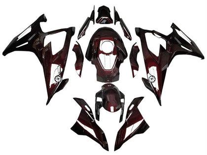 2019-2022 BMW S1000RR Dark Red Carbon Fiber Fairing Kit