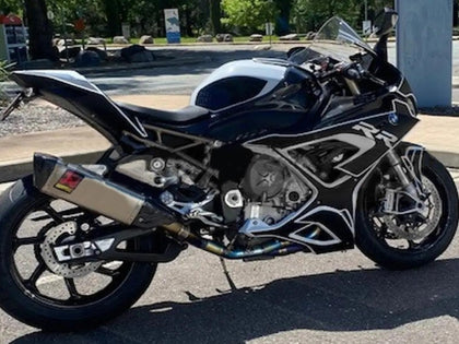 2019-2022 BMW S1000RR Black White Fairing Kit