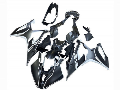 2019-2022 BMW S1000RR Black White Fairing Kit