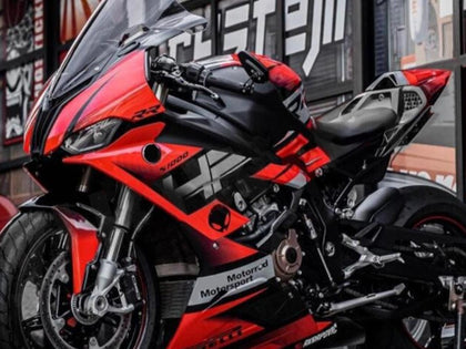 2019-2022 BMW S1000RR Black Red Gray Fairing Kit