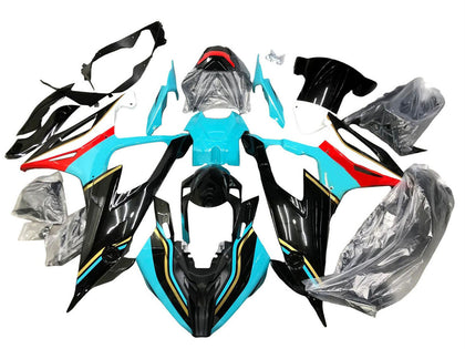 2019-2022 BMW S1000RR Black Sky Blue Red Fairing Kit