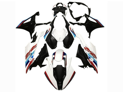 2019-2022 BMW S1000RR Black White Blue Fairing Kit